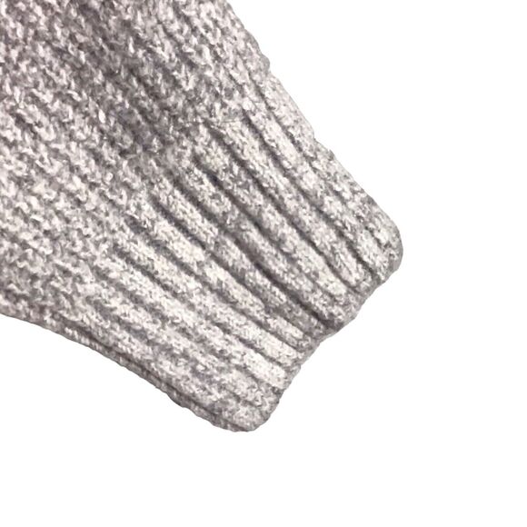 BP Women’s Size S Gray Ribbed Knit V-Neck Pullover Sweater Long Sleeve NWT - Picture 11 of 14